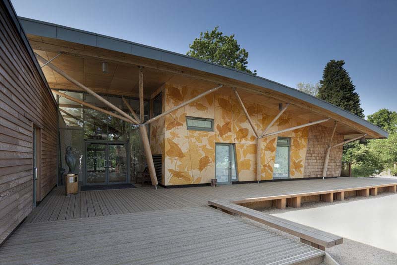 The Lookout educational centre, oak framed building