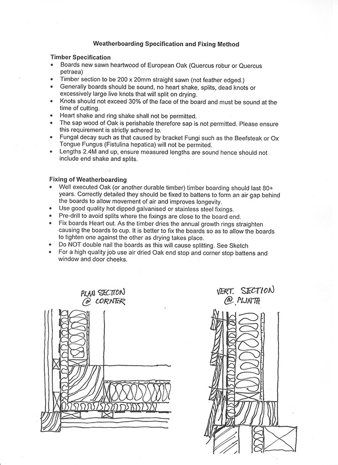 weatherboarding specification documentation cover