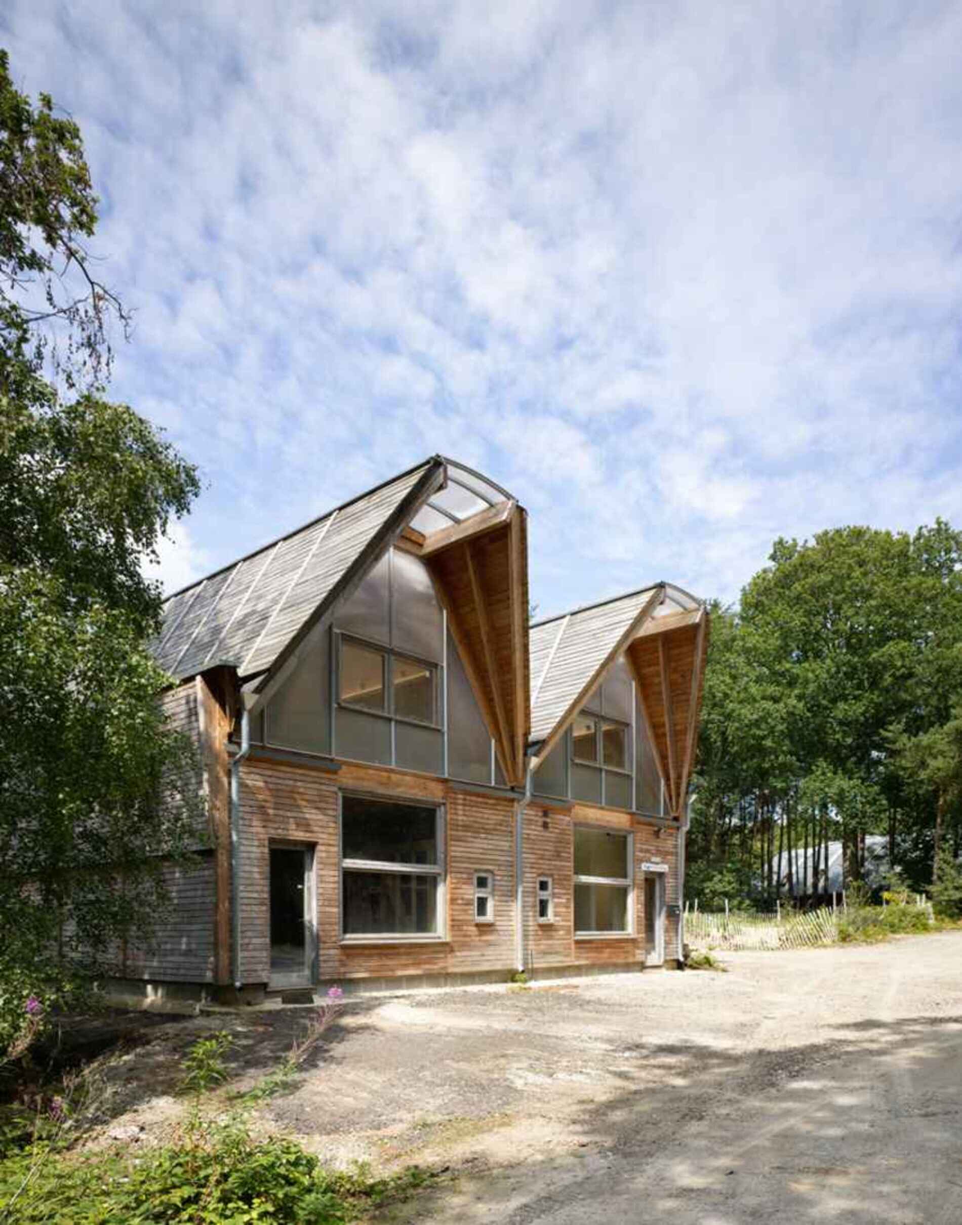 Flimwell exterior, oak framed building