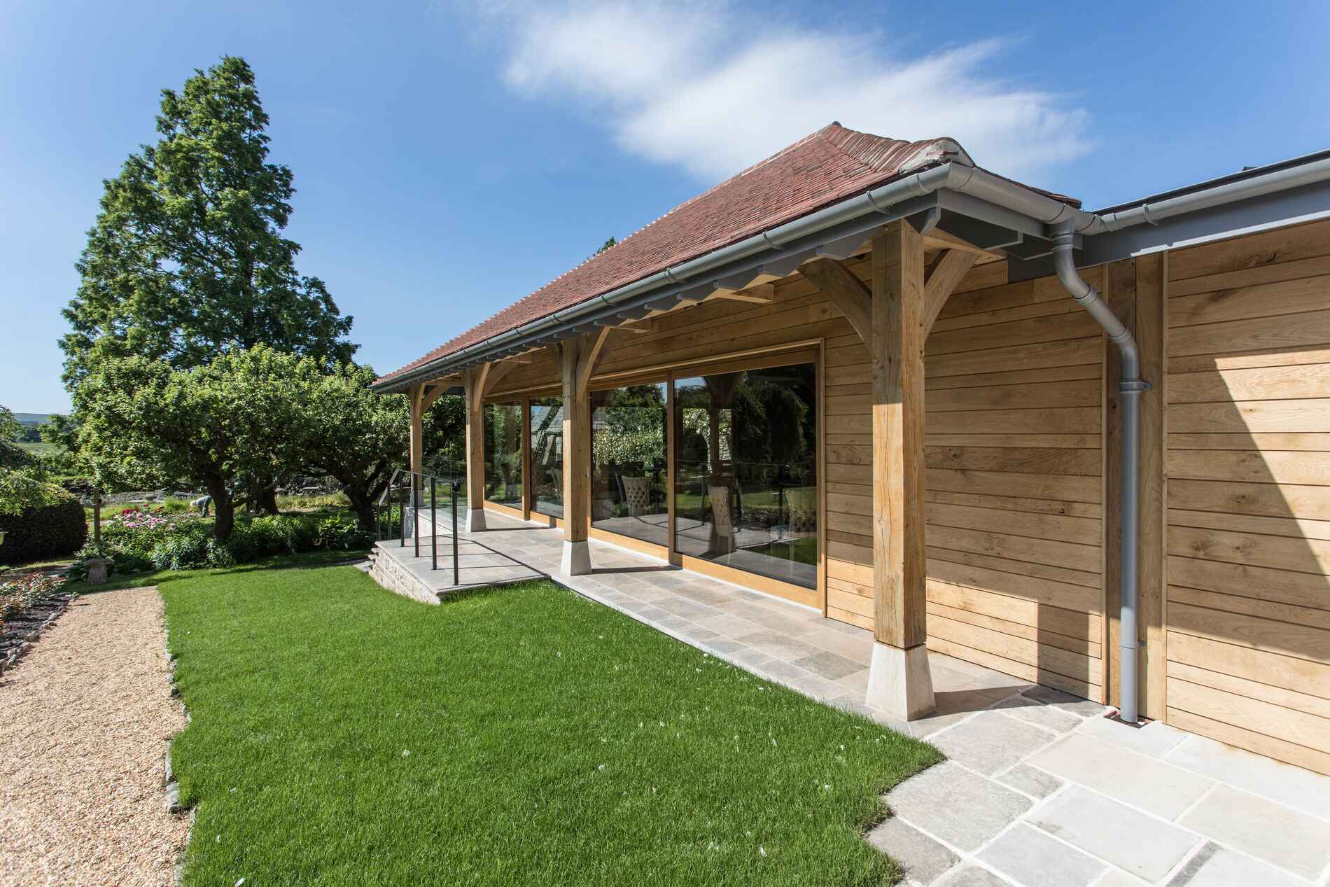 exterior oak frame
