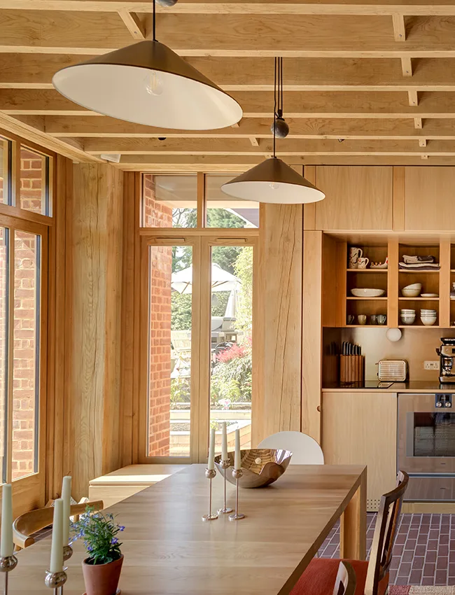 oak kitchen