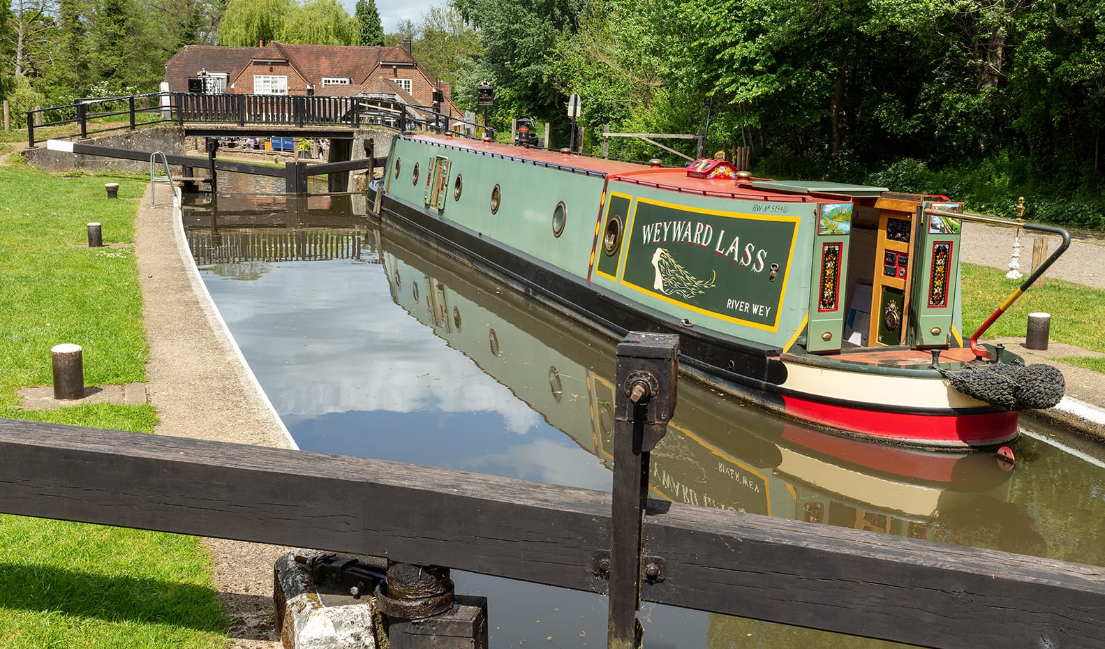 oak lock gate