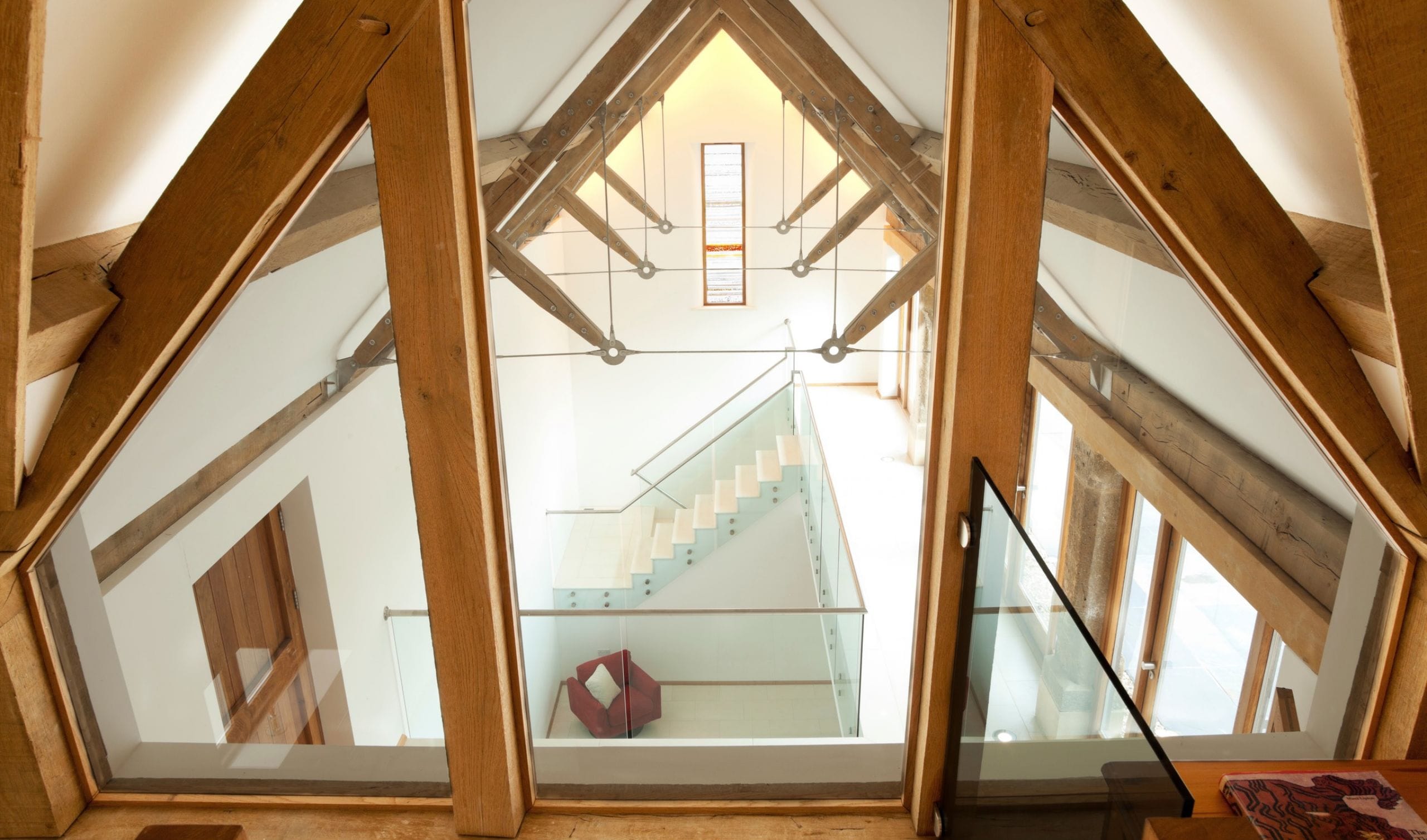 Oak Frame Extension and Glazing Features