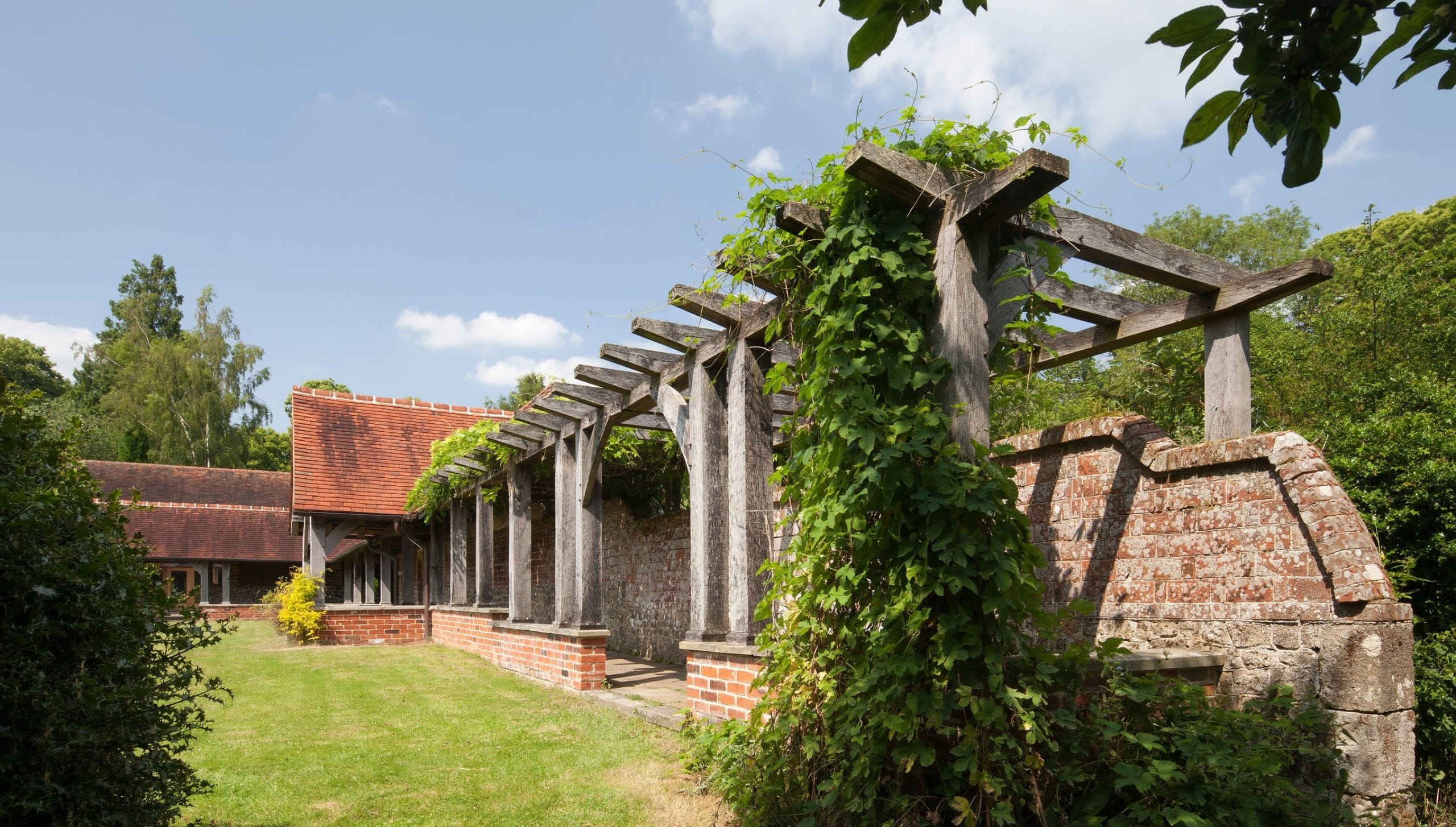 Chithurst Monastry Oak Walkway and Gardens