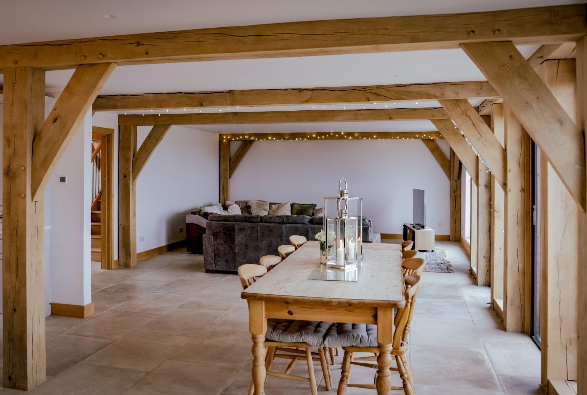 Rushmere Farm Kitchen oak frame extension