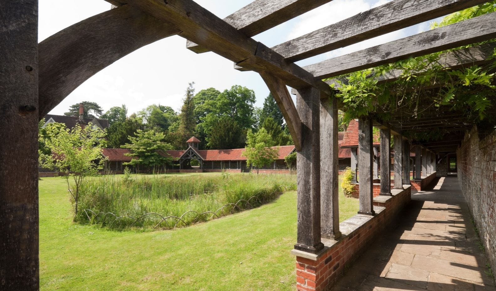 Chithurst Monastry Oak Walkway and Gardens