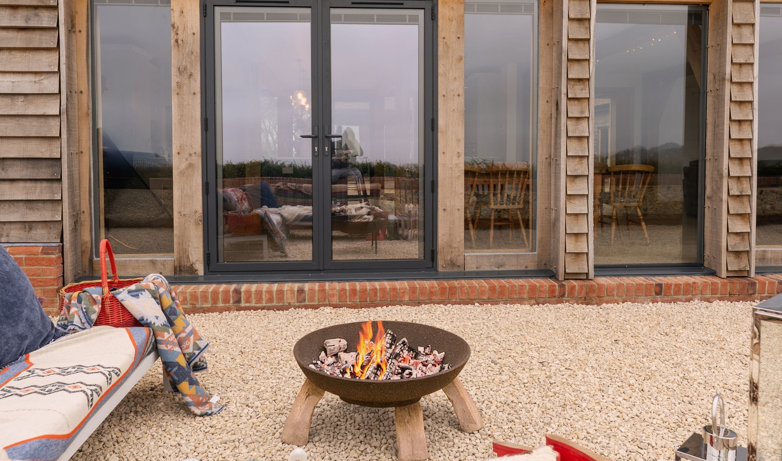 outside area at Rushmere Farm