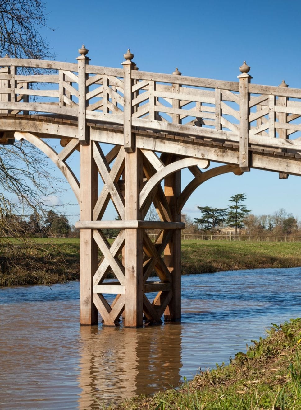 Croome Court Oak Bridge detail