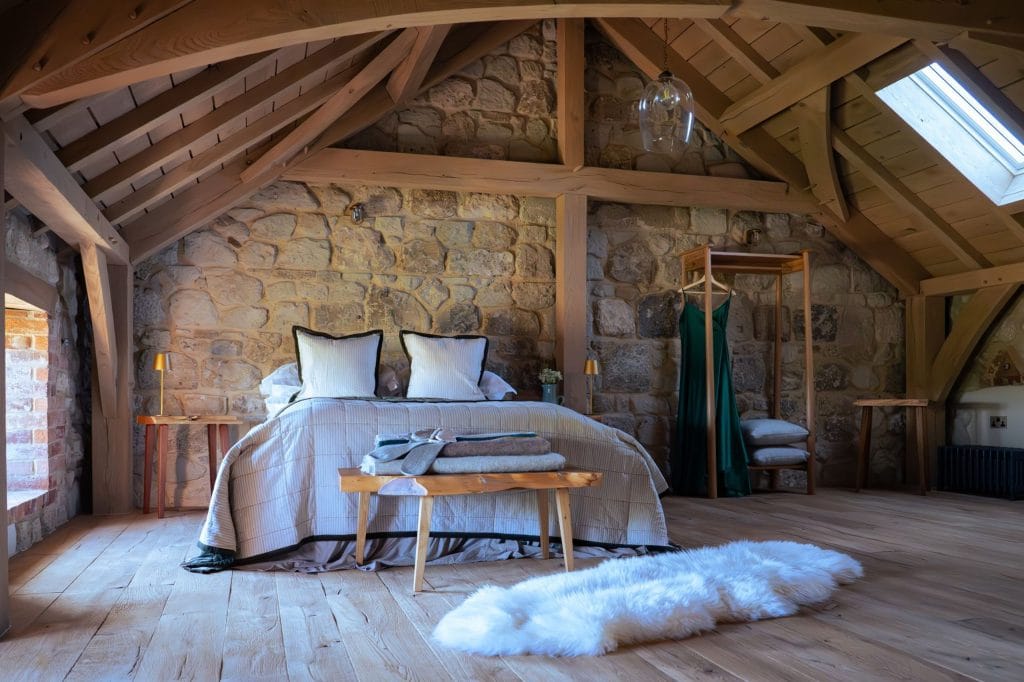 Oak Frame House Bedroom
