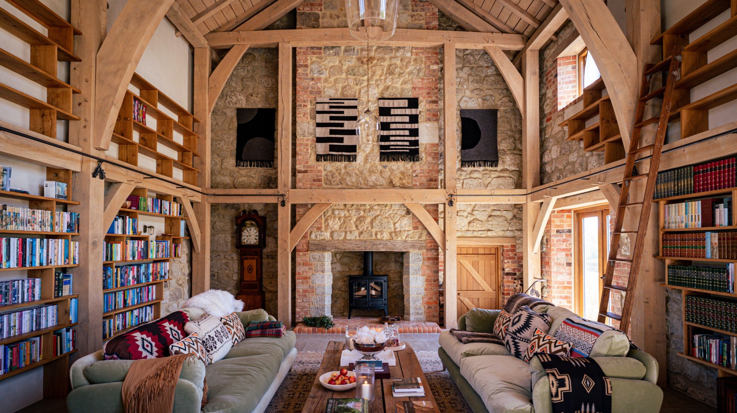 Oak frame house - barn conversion in the isle of wight