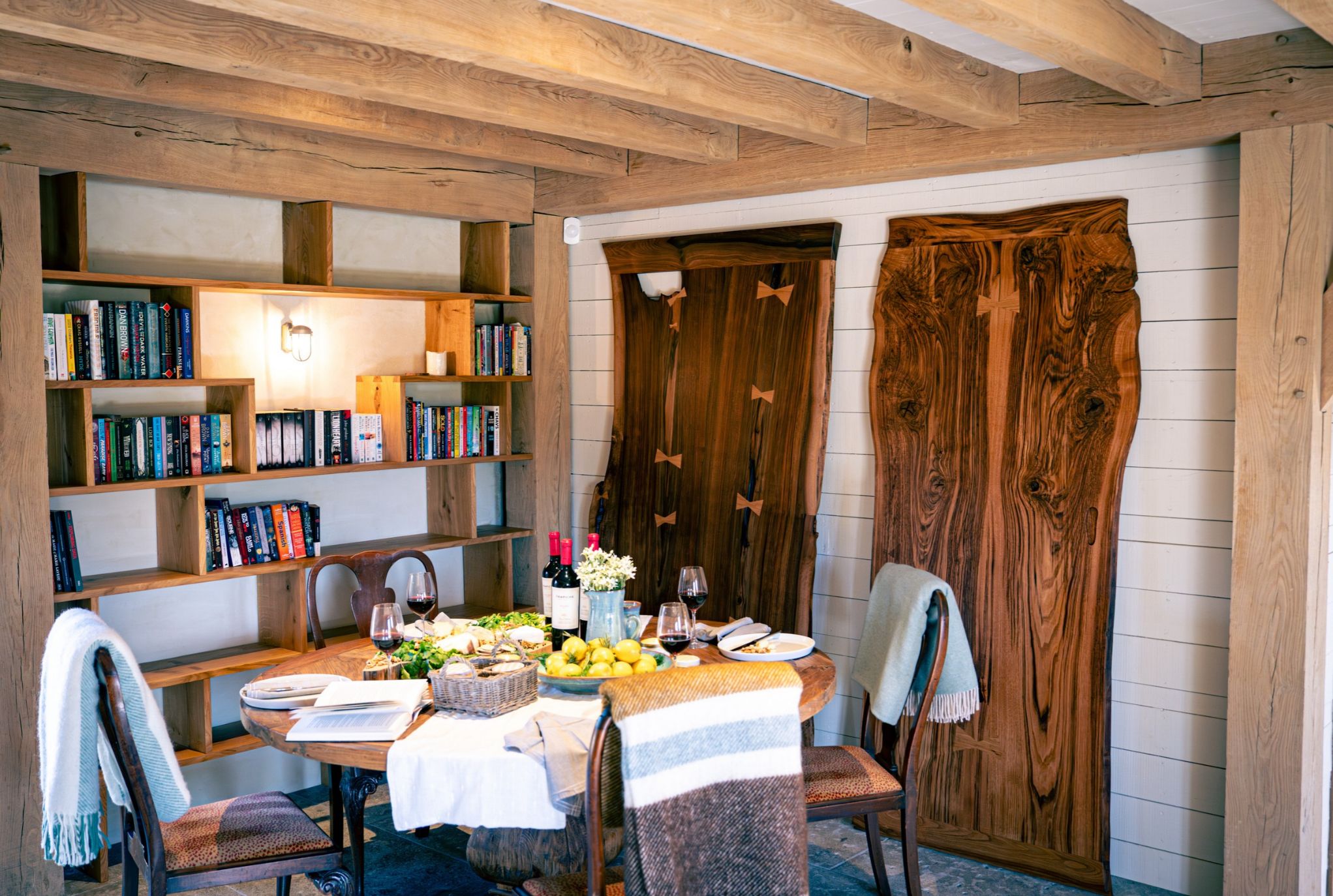 Oak frame dining room
