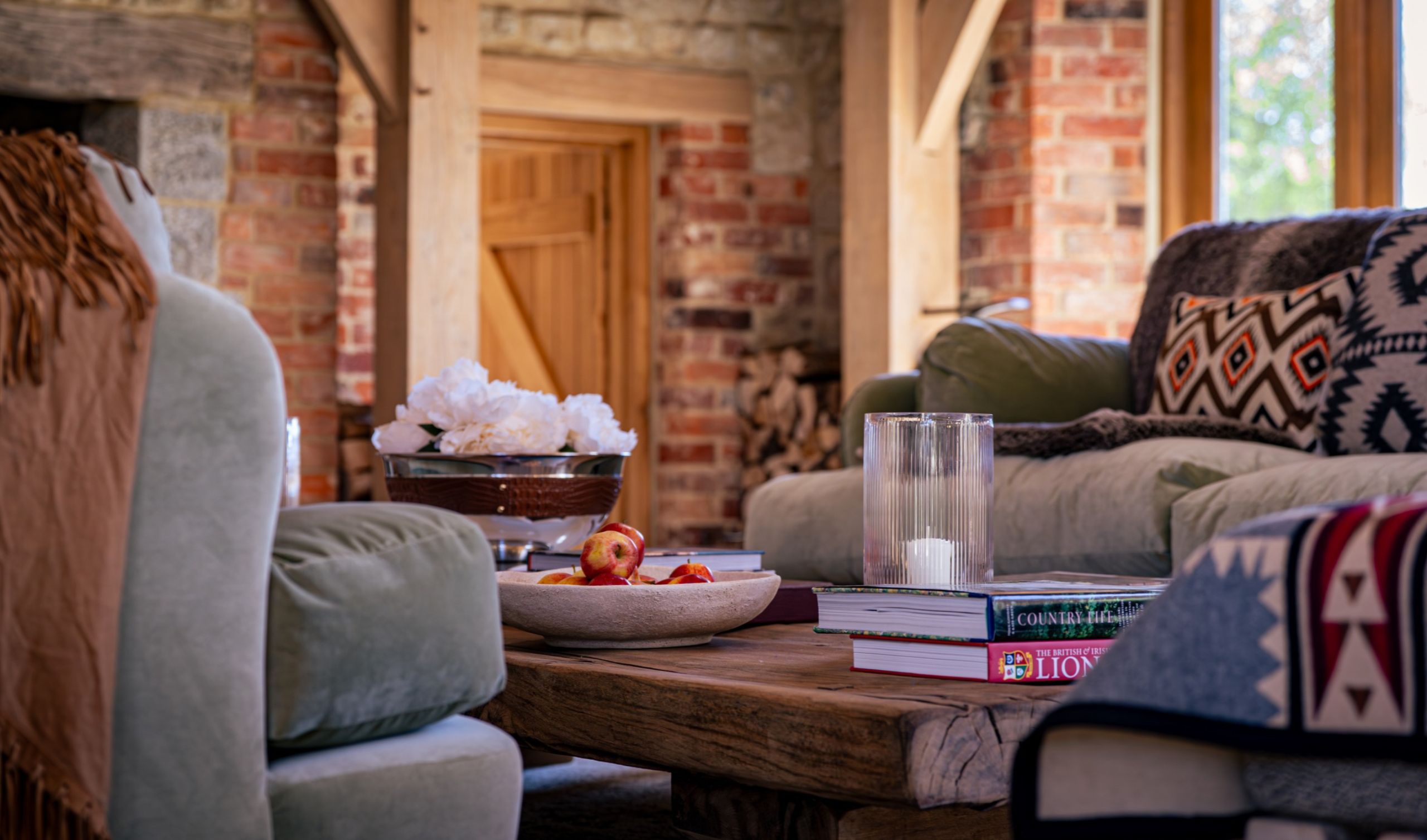 Oak frame house lounge