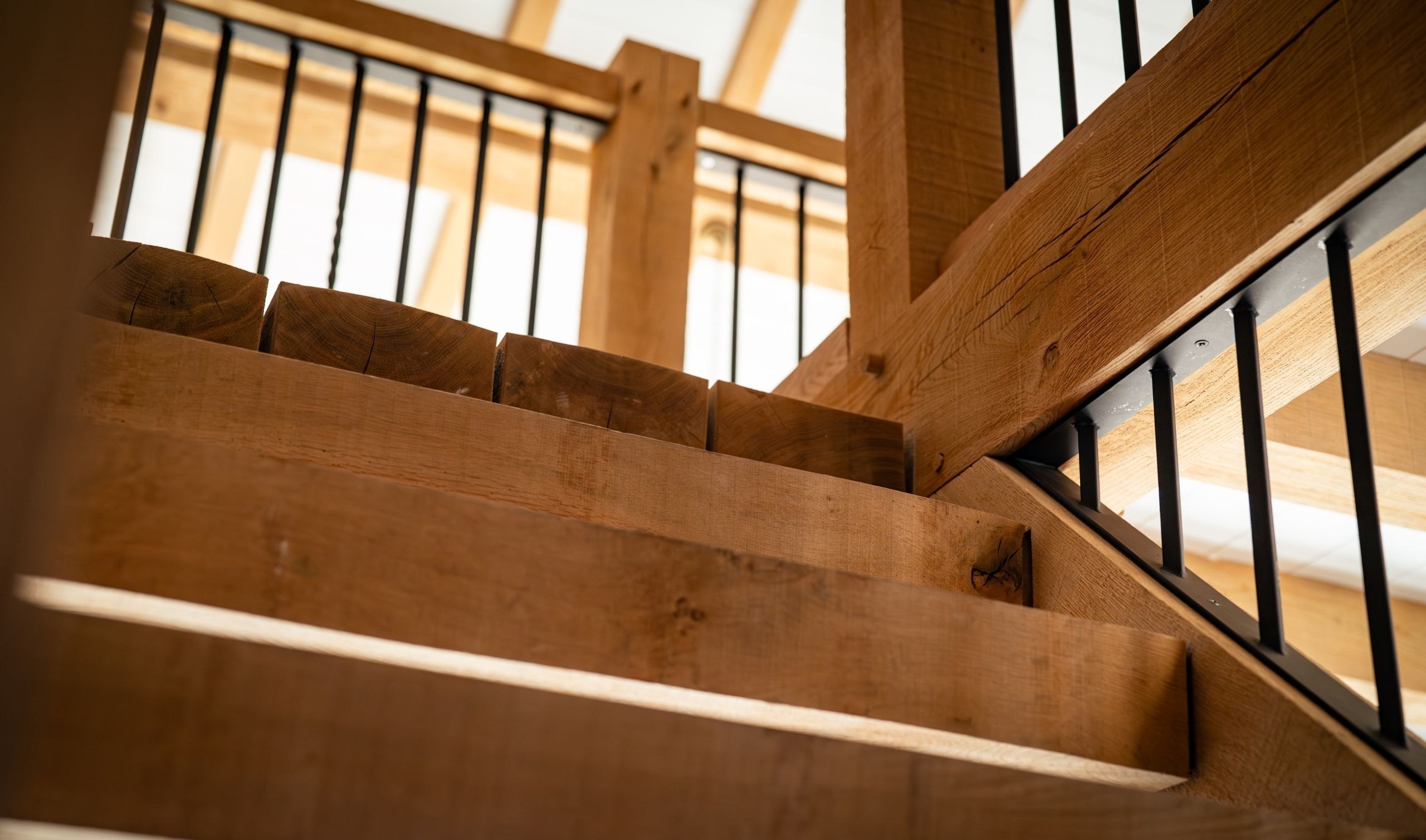 Oak frame staircase